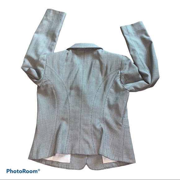 Armani Collezioni Virgin Wool One Button Blazer Suit Jacket size 6 - Picture 3 of 8